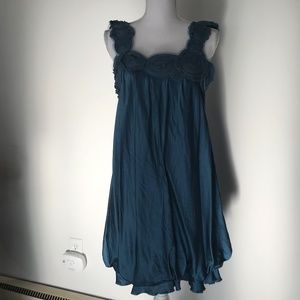 EUC BCBGMaxAzria Flower Neckline Dress Medium